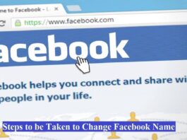 steps to be taken to change the name