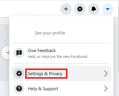 select setting and privacy