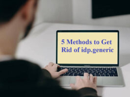 5 methods to get rid of idp.generic