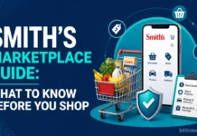 Smith’s Marketplace Guide: What to Know Before You Shop A bright, well-stocked grocery store aisle with fresh produce displays