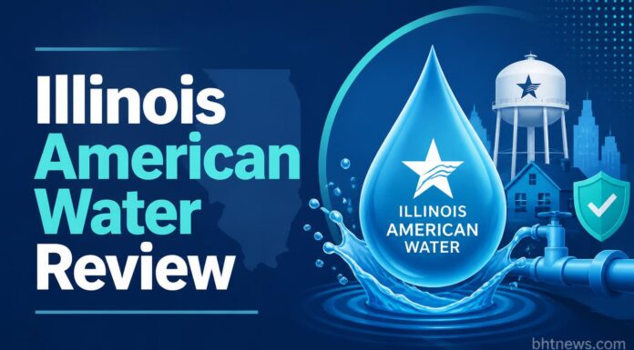 Illinois American Water Review: Services, Pricing & Programs A clean glass of water being filled from a kitchen tap, soft natural light