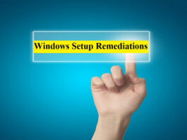 Windows Setup Remediations