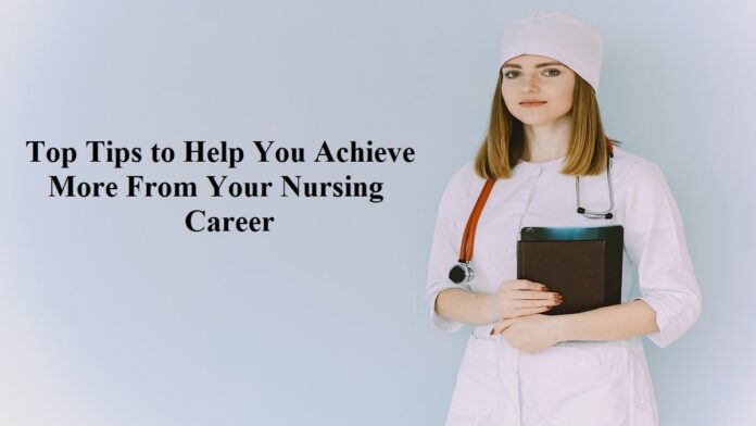 Nursing career tips