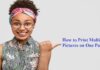 How to Print Multiple Pictures on One Page how to print the multiple pictures on same page
