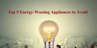 energy-wasting appliances