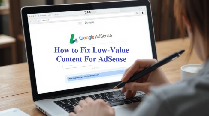 How to Fix Low-Value Content for AdSense (Step-by-Step Guide 2026) Low-Value Content for AdSense