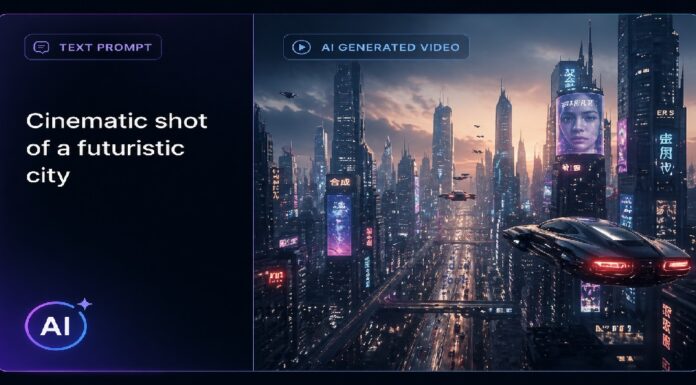 The 25 Best AI Video Generators in 2026: Create Stunning Videos Instantly best ai video generators 2026 | Screenshot of a high-quality video generated by AI from a text prompt in 2026