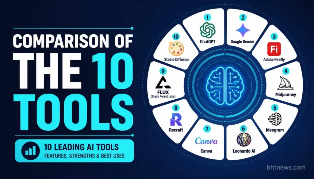 chart of the tools who covert words in art or an image easily