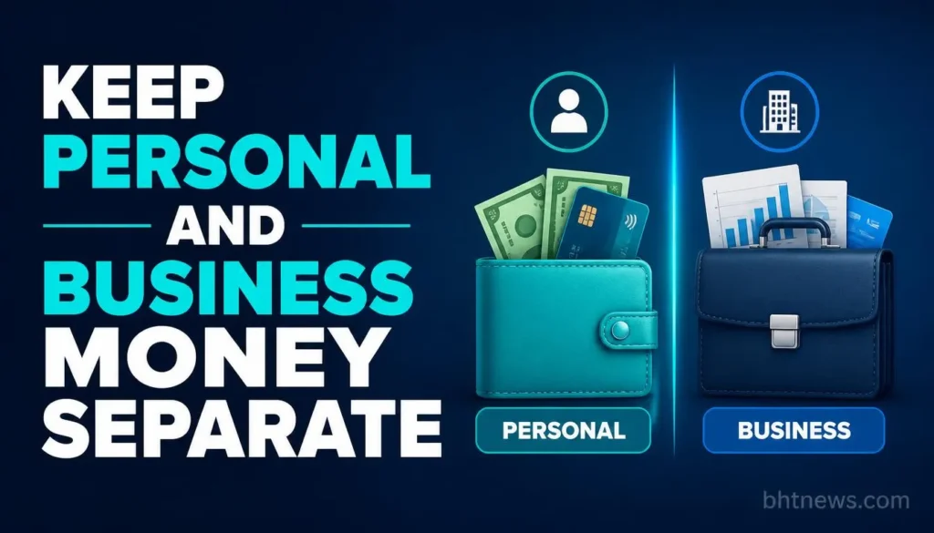 keep personal and business money separate