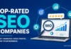 Top-Rated SEO Companies 2026: Best Agencies Compared Illustration comparing ten top-rated SEO companies by business type